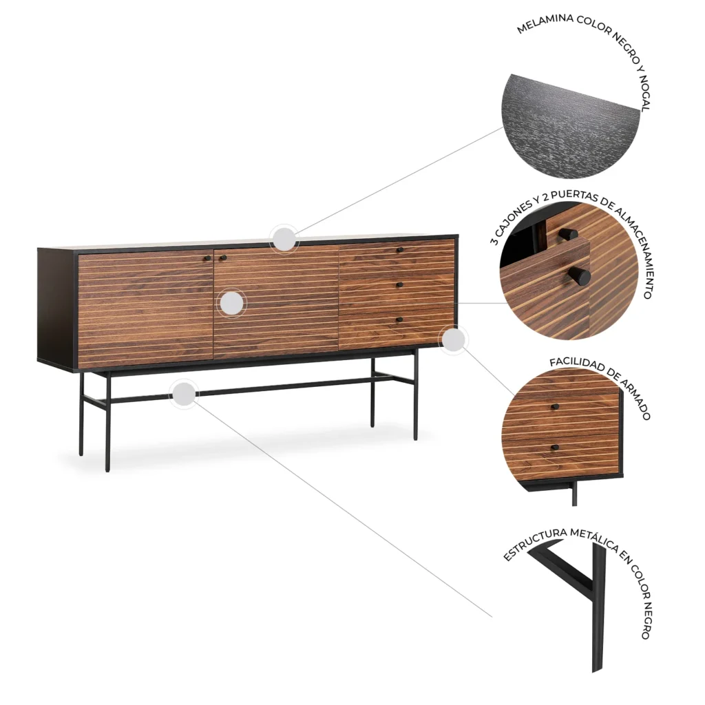 Credenza Monte 4