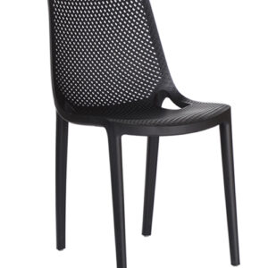 Silla  Creta de Pl?stico Perforado para Uso Interior y Exterior ? Apilable