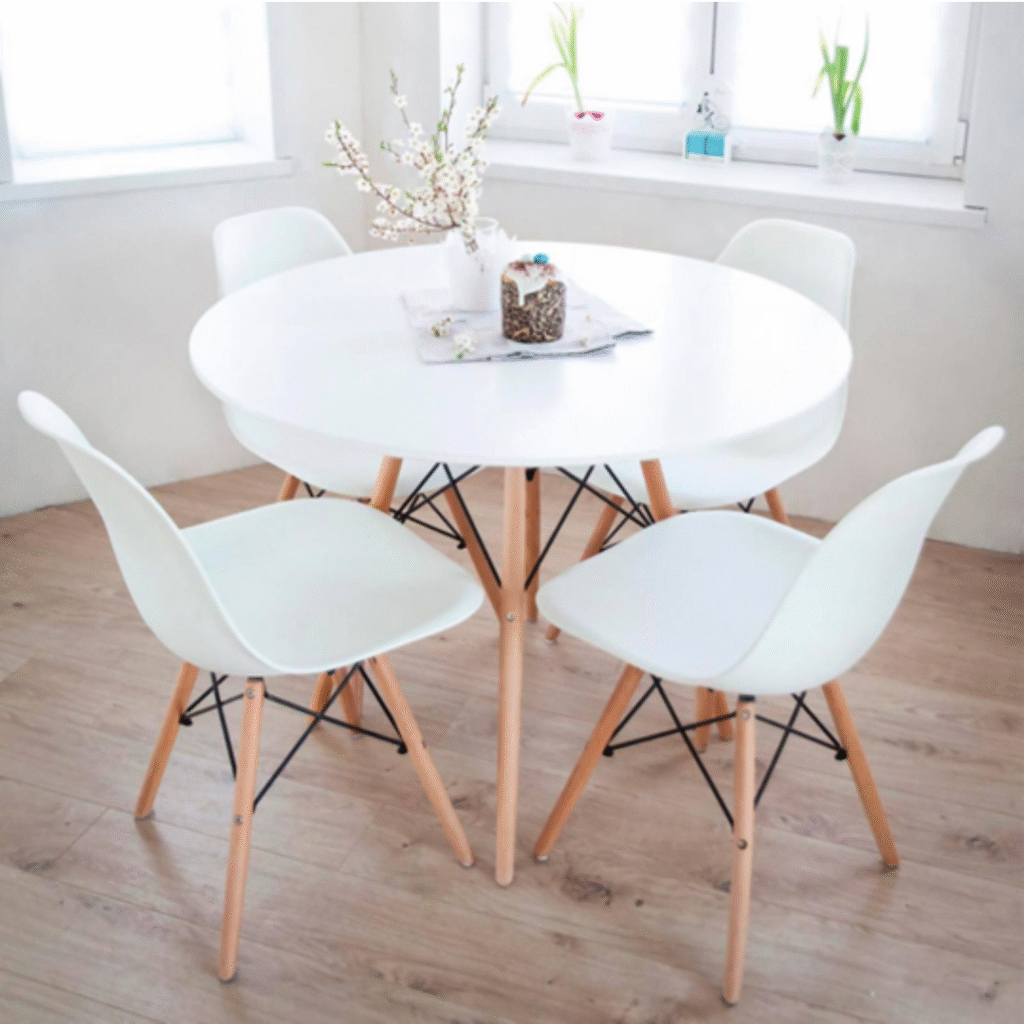 Comedor Eames Redondo 80 cm 3