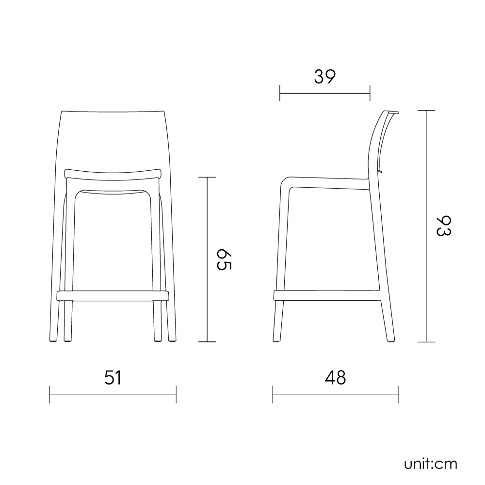 Banco Counter Stool 7211C 11