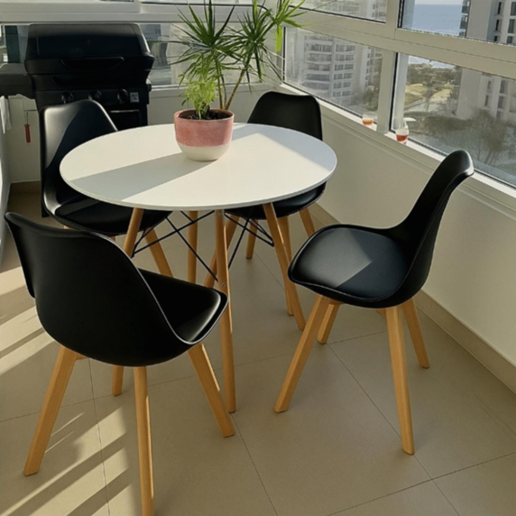 Comedor Eames Tulip Redondo 80 cm 2