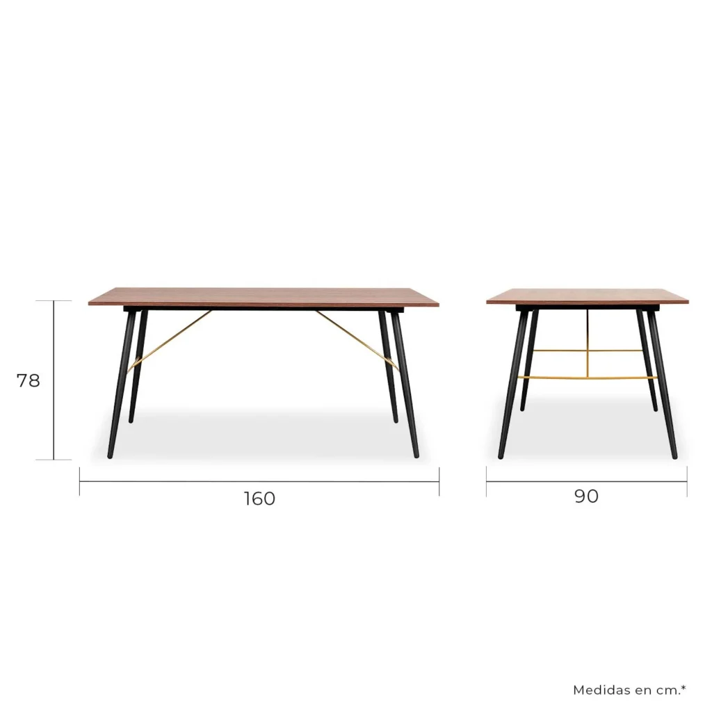 Mesa Amalfi Rectangular 160cm 4