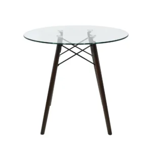 Mesa Eames Redonda Nogal 80cm