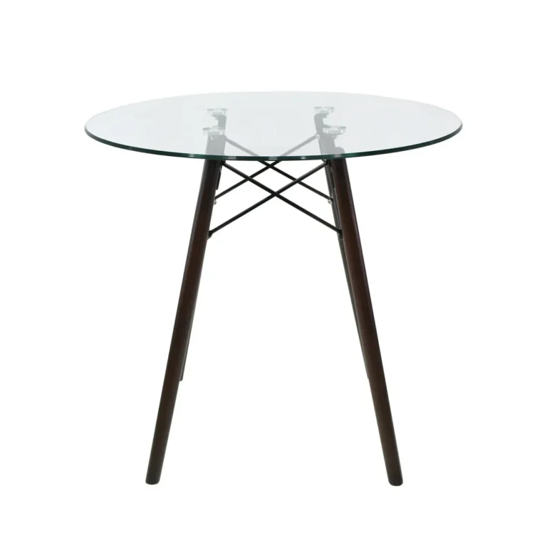 Mesa Eames Redonda Nogal 80cm