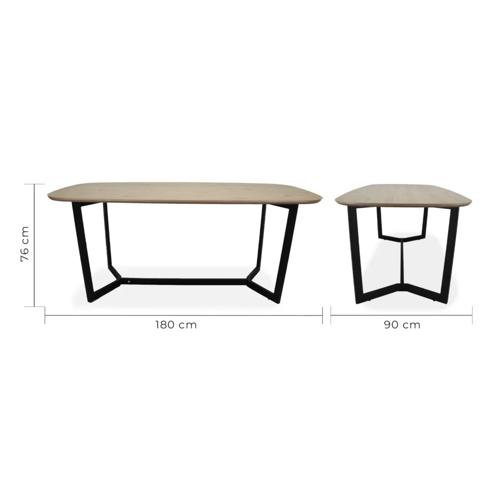 Mesa Amalfi Rectangular 180cm 4