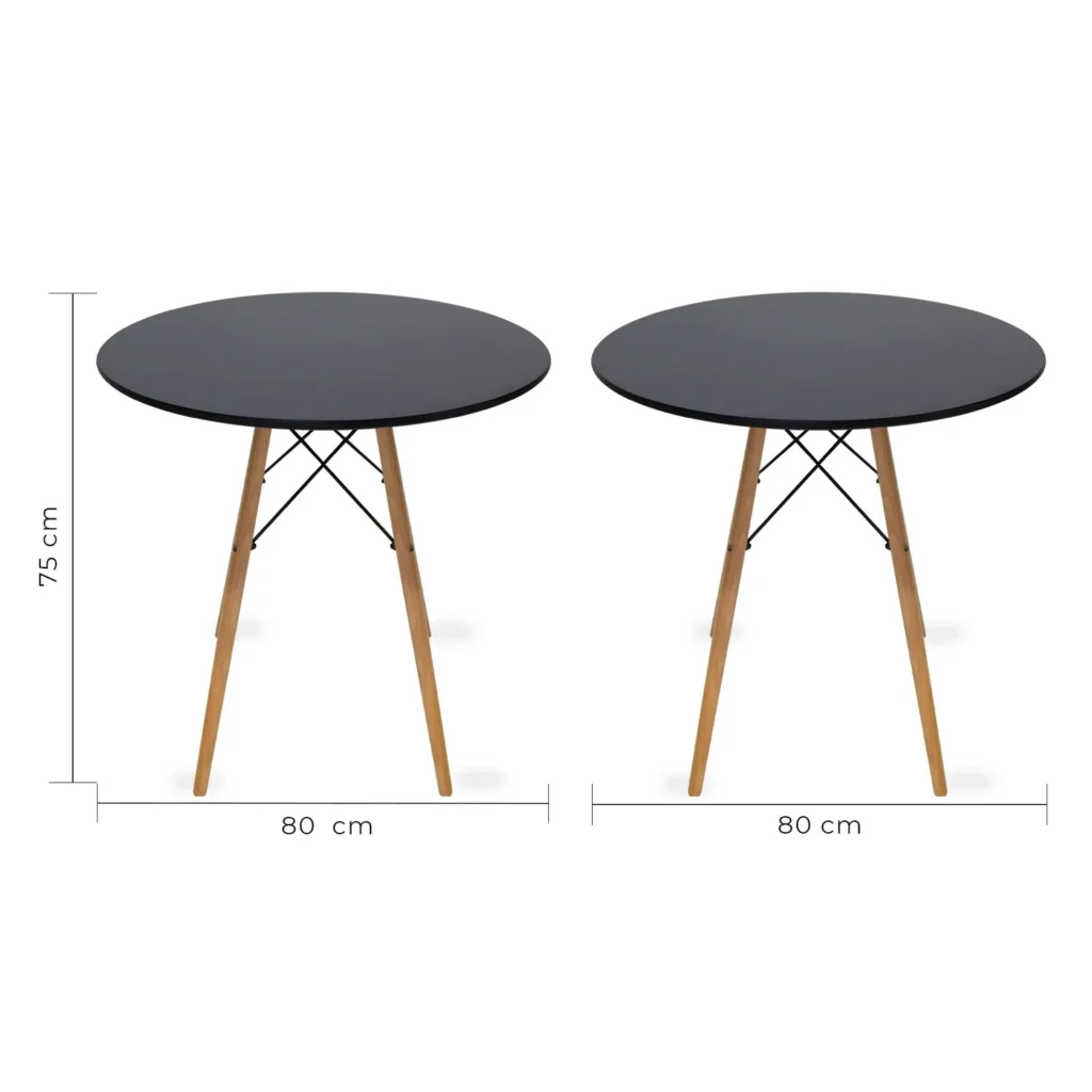 Mesa Eames Redonda 80cm 4
