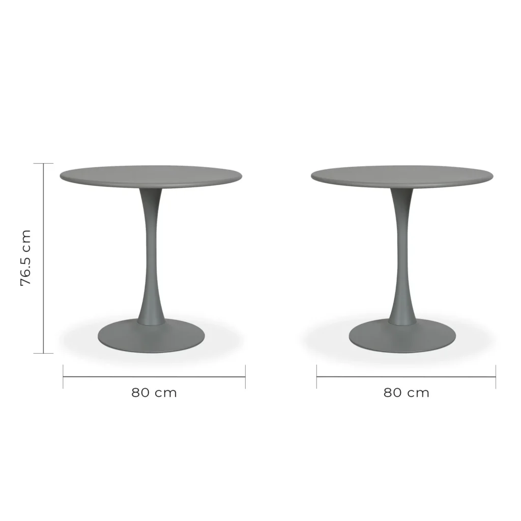 Mesa Tulip 80cm 3