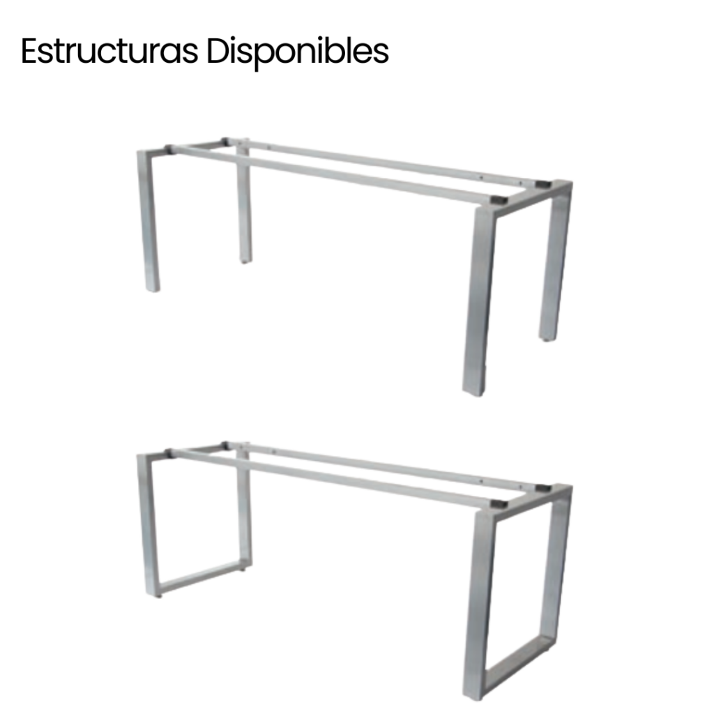 Escritorio Recto Max 120 - Cubierta 19 mm melamina 3