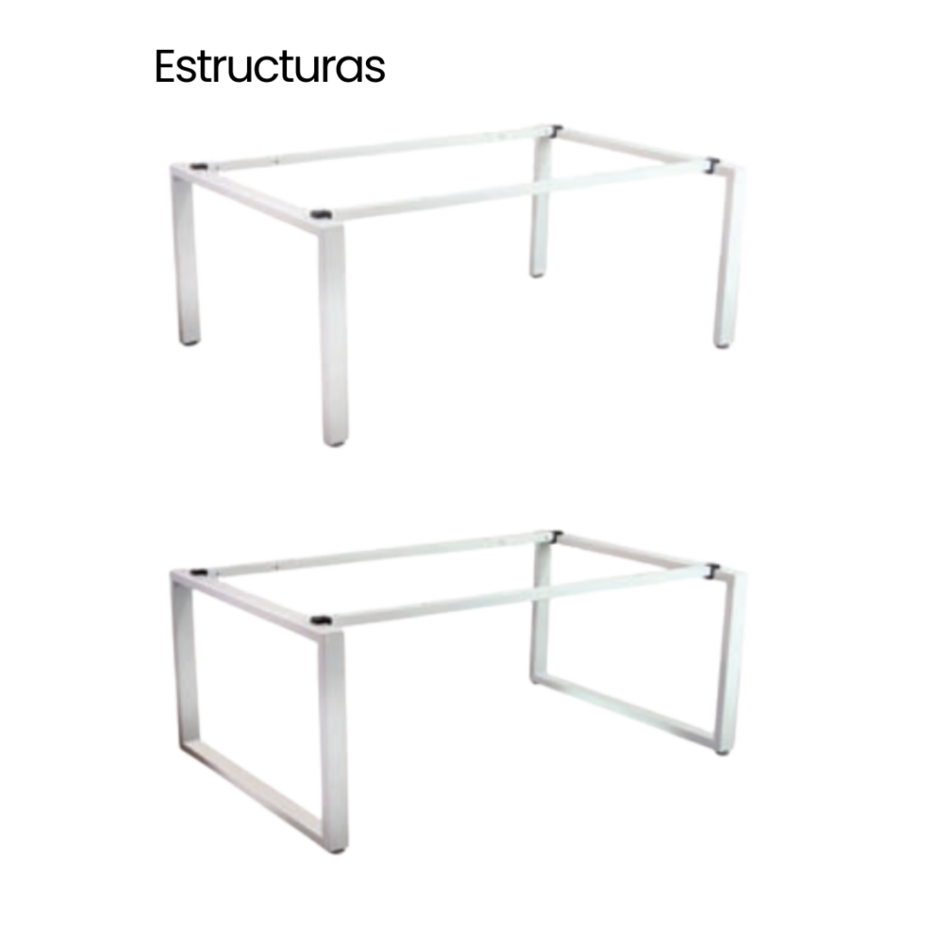 Centro de Trabajo Espejo Max 120 (2 personas) - Cubierta 19 mm melamina 2